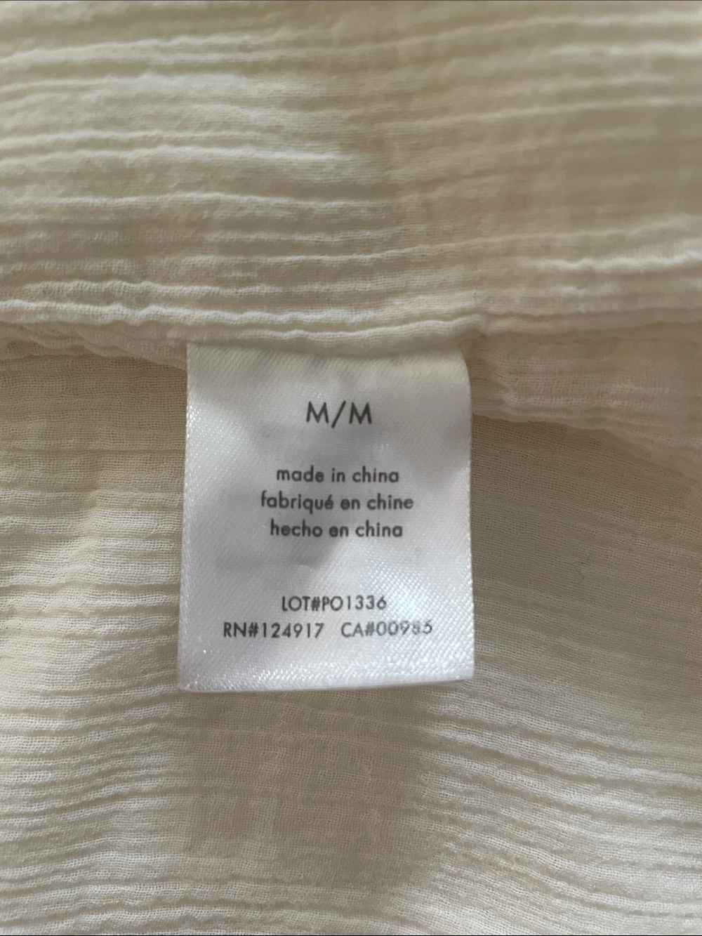 ONIA Crinkle Gauze Maxi Dress In Egret. Size M - Picture 12 of 16